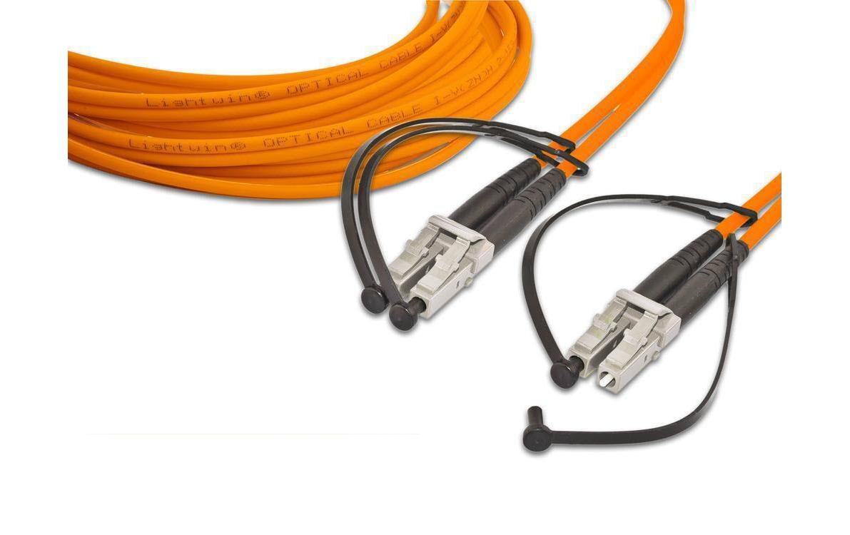 LWL-Patchkabel Multimode LC – LC, OM2, Duplex, 0.5 mMultimode LC-LC OM2 0.5 m