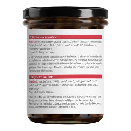 Löwenzahn Organics Bio Bone Broth für das Wochenbett