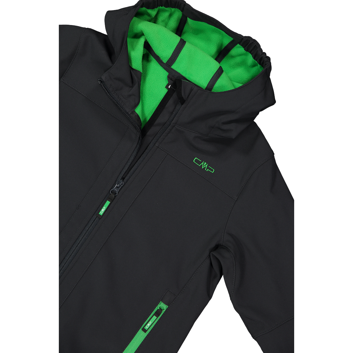 CMP Softshelljacke »KID SOFTSHELL JACKET FIX HOOD für Kinder« 1 Stk. tlg. mit Kapuze Atmungsaktiv & Wärmeisolierend & Wasserabweisend & für Kinder