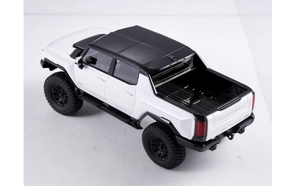 Scale Crawler FCX18 Hummer EV Weiss, 1:18, RTR<br>Detailgetreues Hummer EV Scale RC Modell