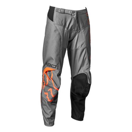 Pantalon cross Fox YOUTH 180 SKEW - PATROL - Gris / Orange