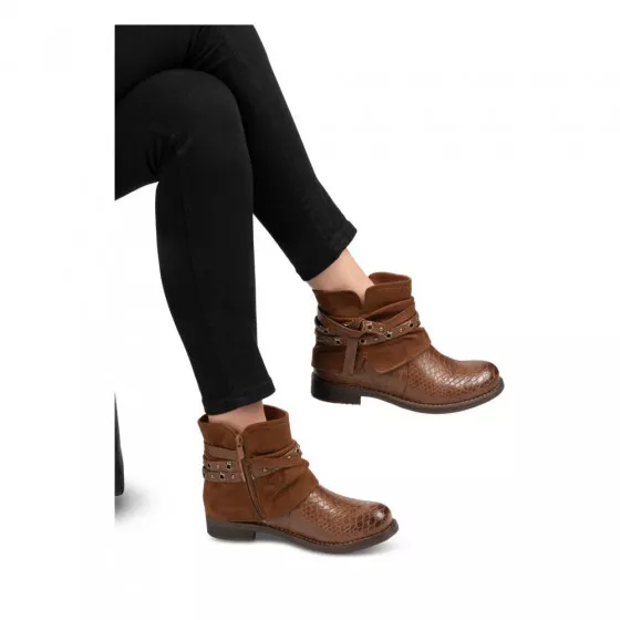 Bottines COGNAC MERRY SCOTT