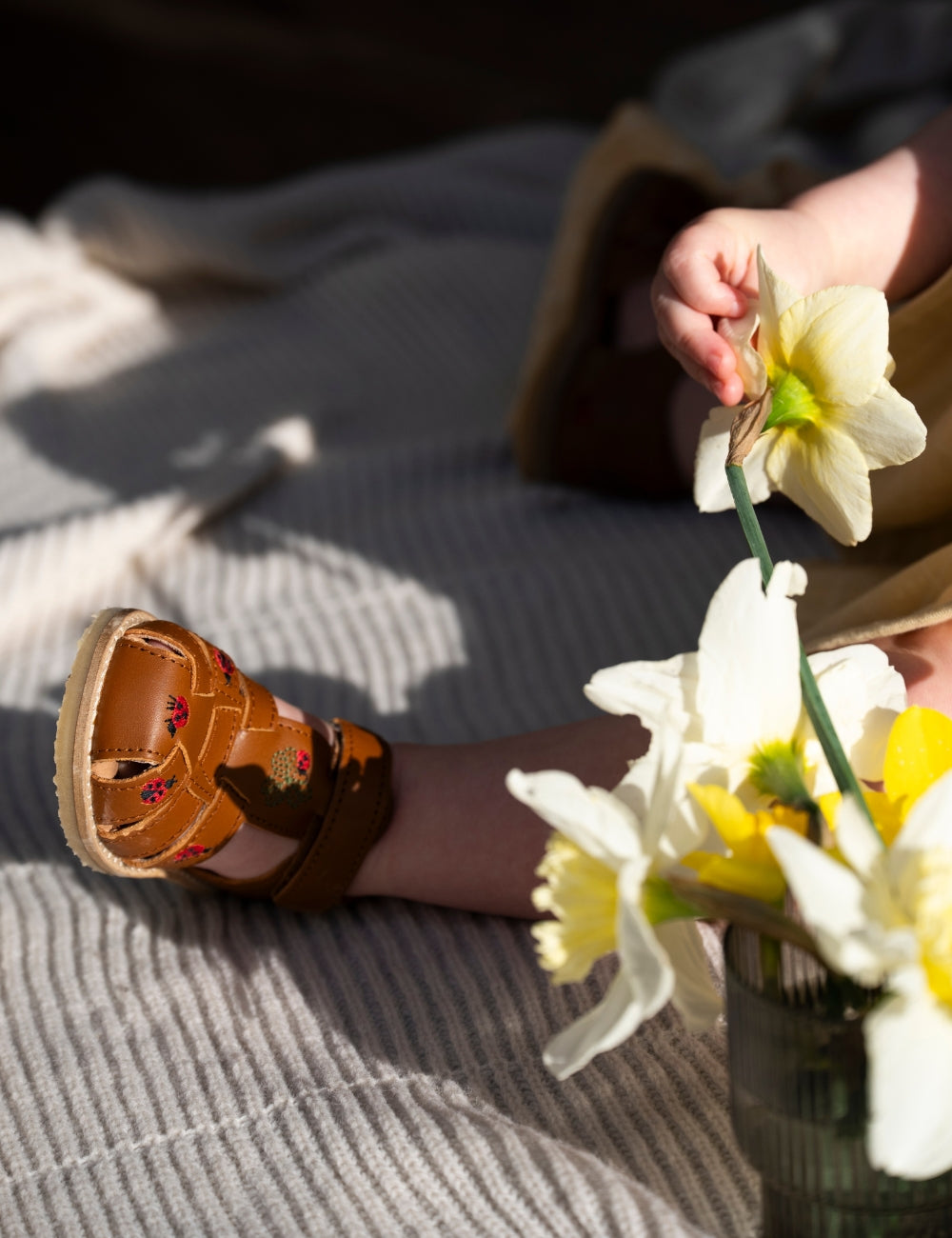 Ladybug Classic Sandal - Cognac