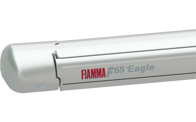 Fiamma F65eagle 400 Markise mit Motor Tuchfarbe Royal Grey 420 cm Gehäusefarbe Titanium