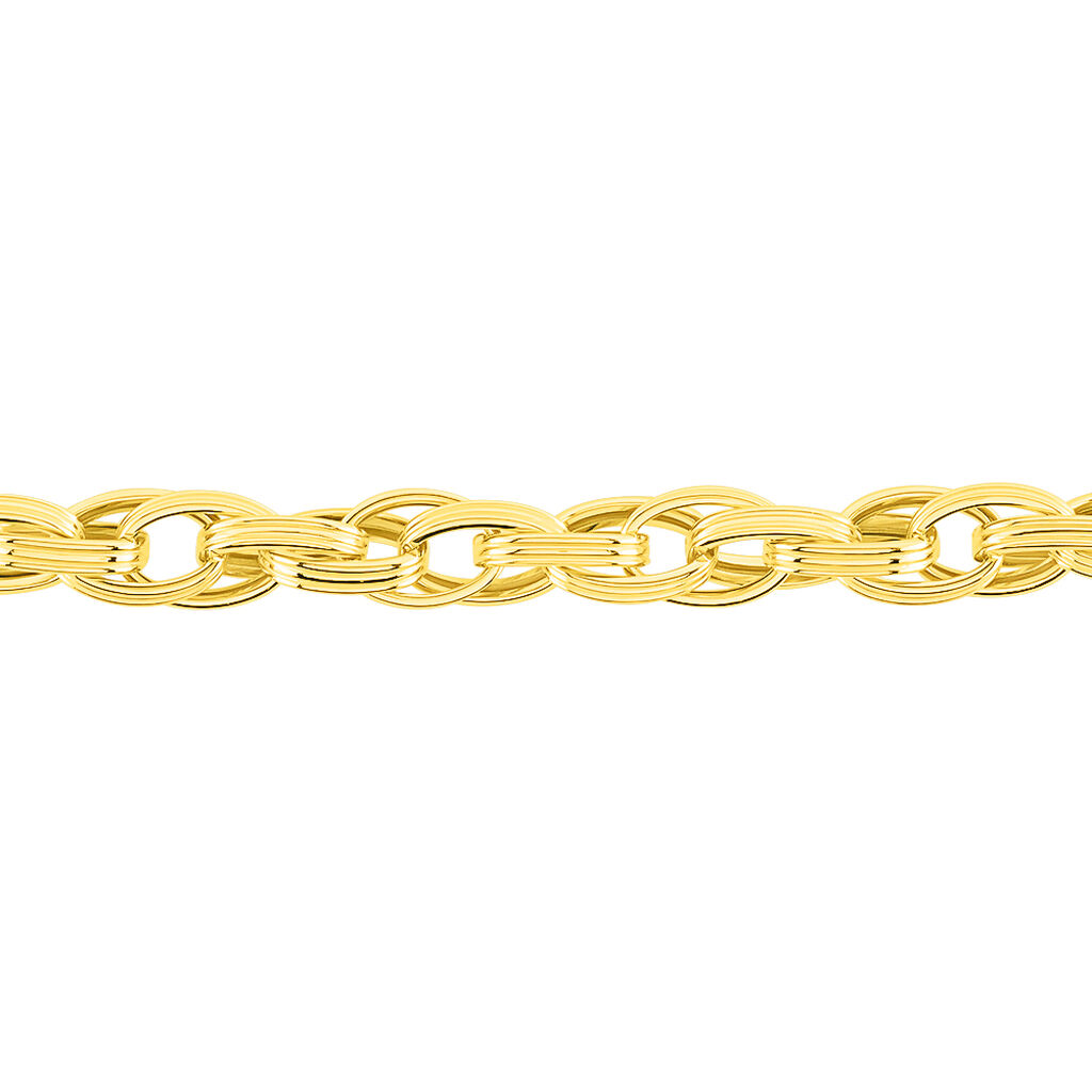 Bracelet Aaron Maille Fantaisie Or Jaune