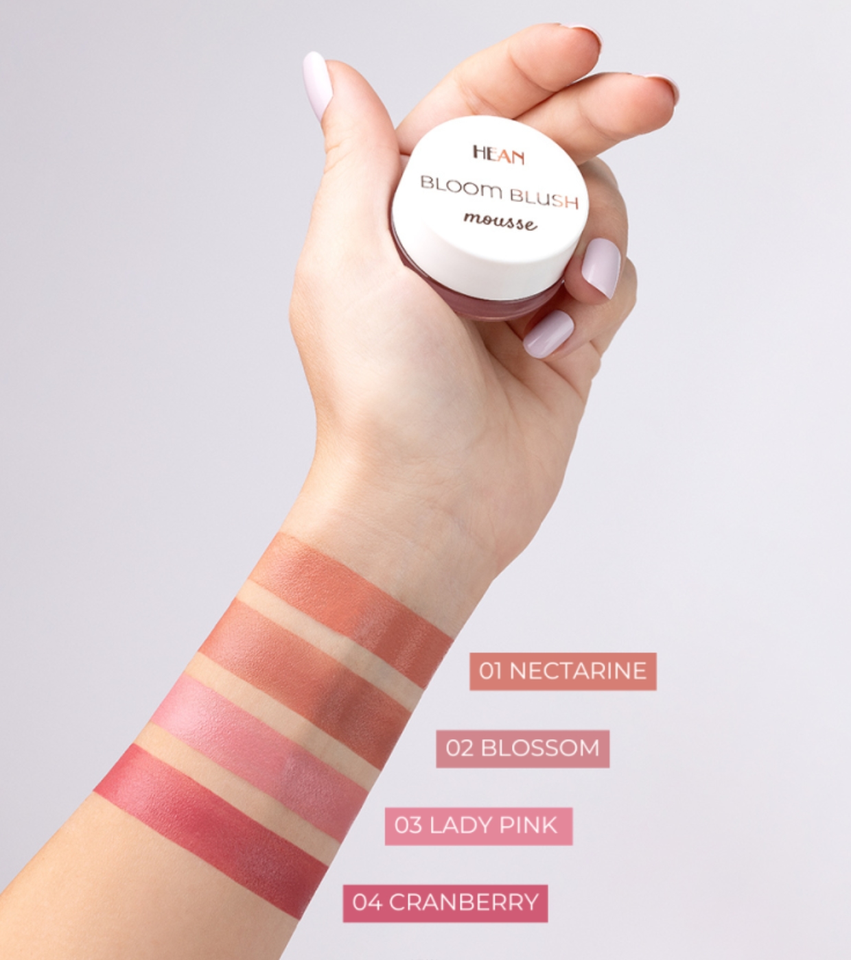 Hean - Mousse Blush Bloom Blush - 04: Cranberry