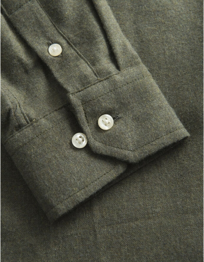 Les Deux Desert Reg Shirt Olive night melange