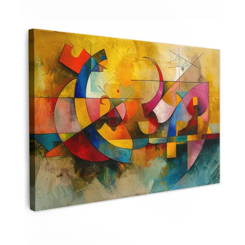 MuchoWow Canvas Schilderij 120x80cm Kunst Abstract Modern