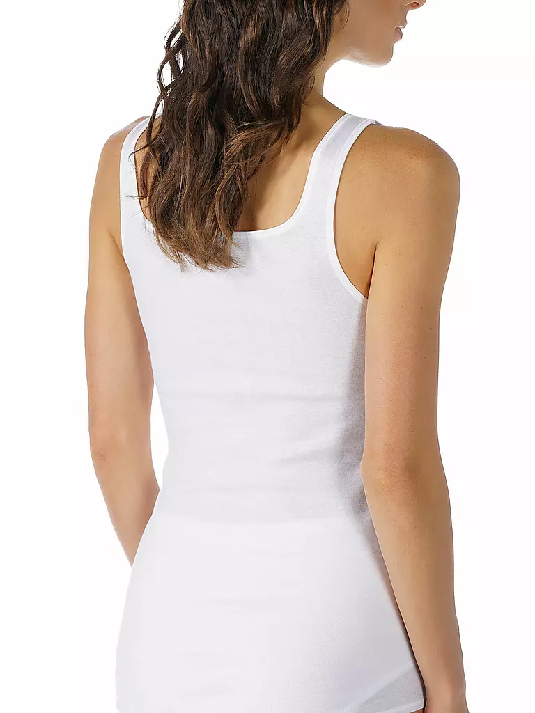 MEY Top mit Spitze (Weiss) weiss