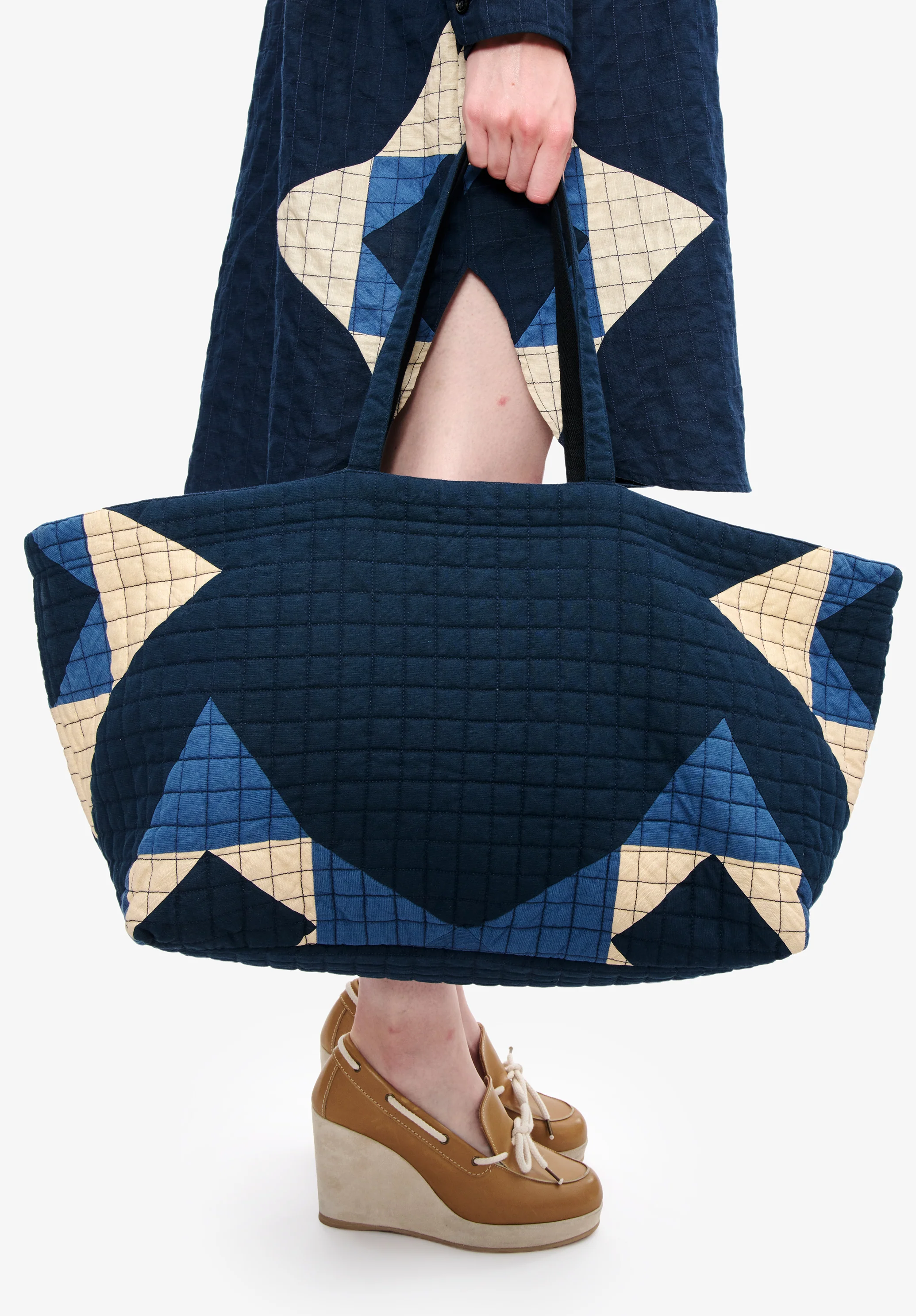 le cabas quilt - Indigo