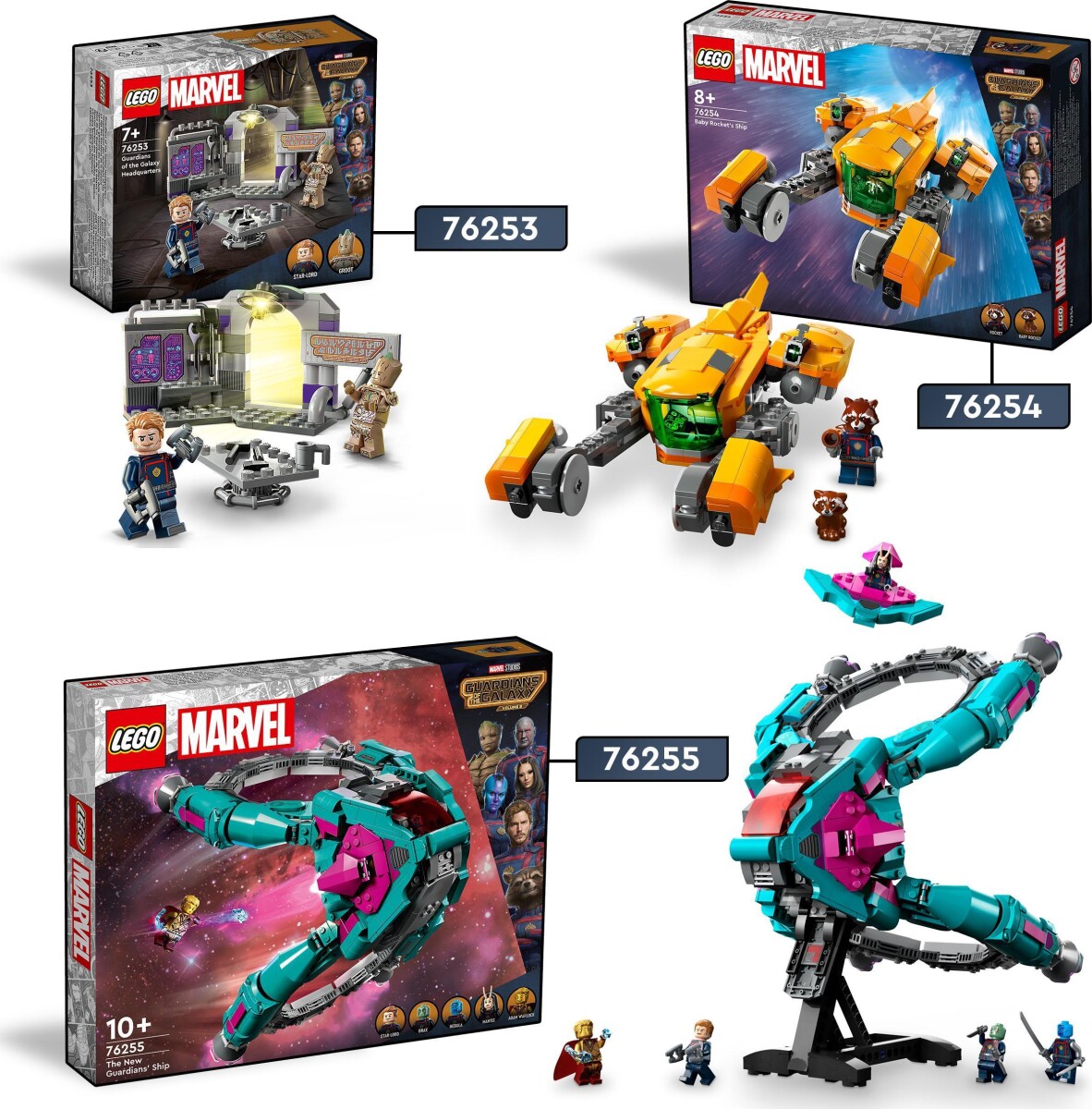 Lego Marvel - Baby Rockets Skib - 76254