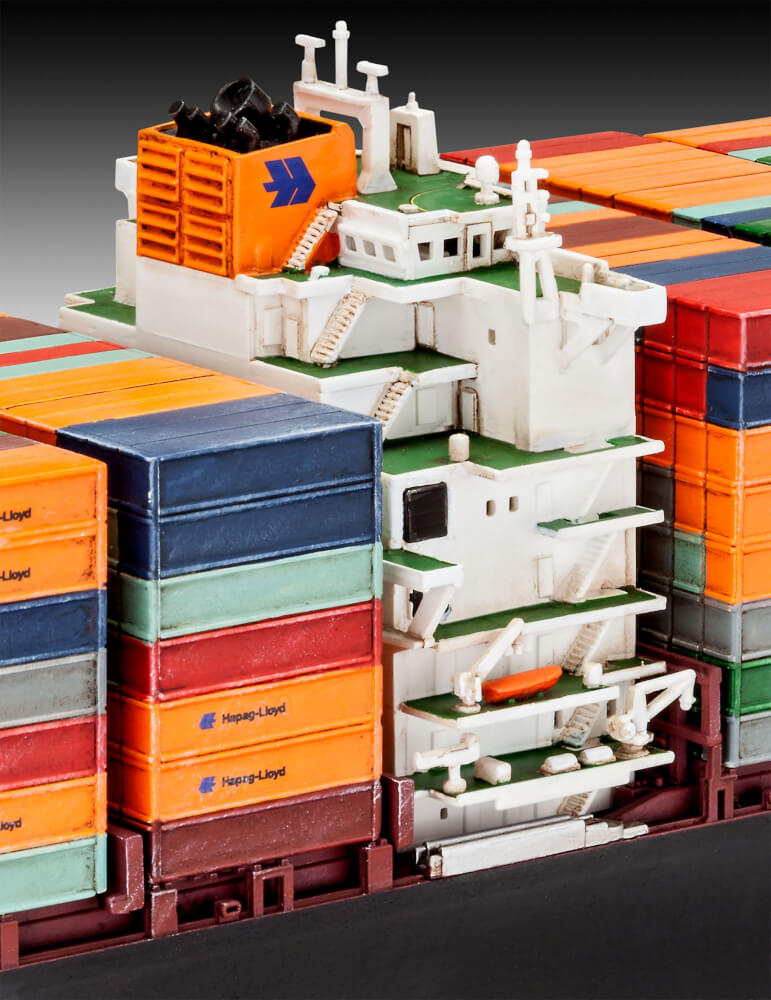 REVELL 05152 Modellbausatz Container Ship COLOMBO EXPRES 1:700, ab 12 Jahre
