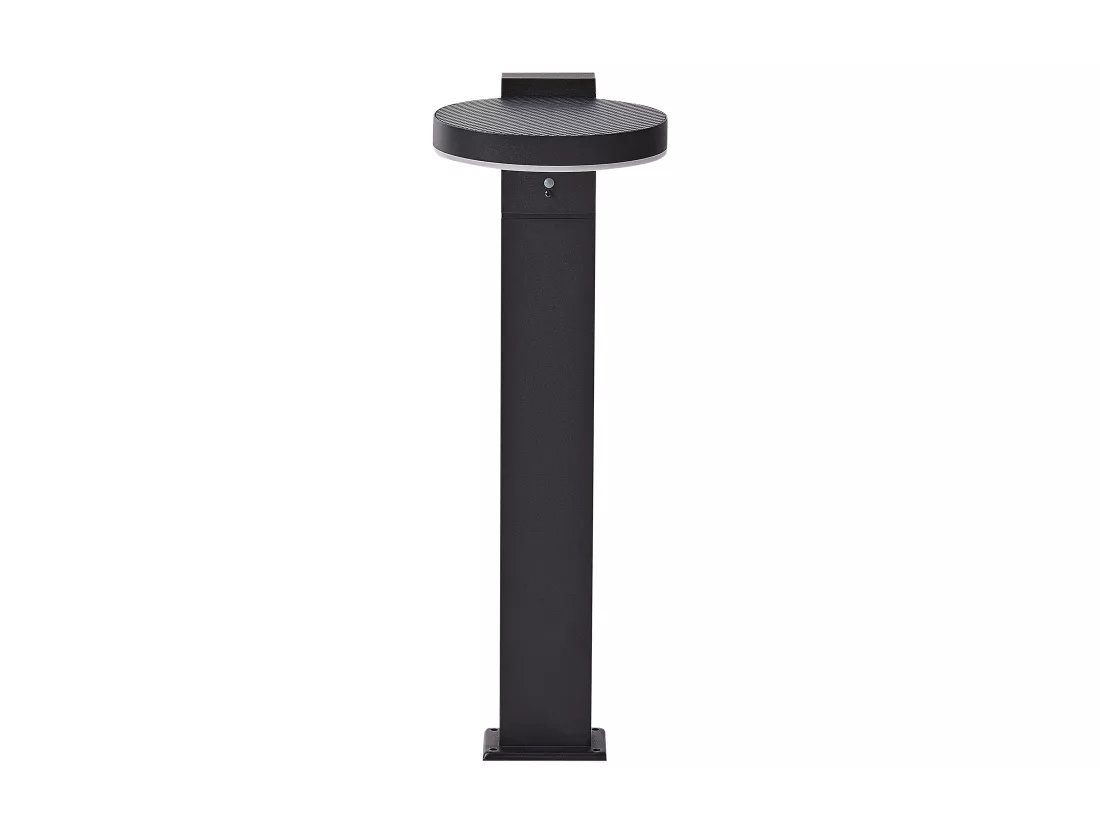 Borne solaire extérieure LED PARKERS Avec détecteur de mouvement Noir