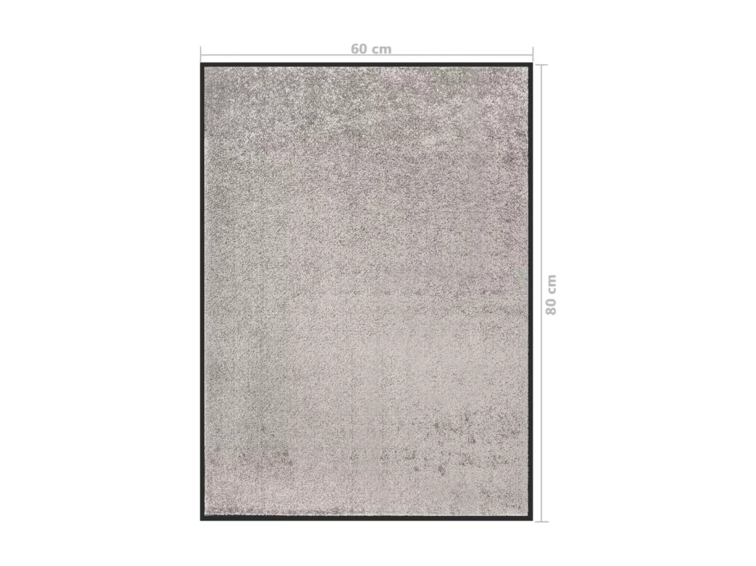 Paillasson Gris 60x80 cm