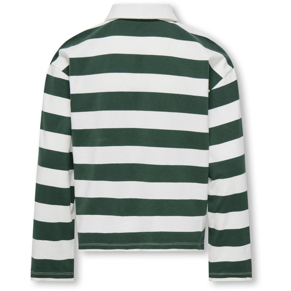 Køb kids ONLY Pineneedle Cloud Dancer Kogruby Life L/S Boxy Polo Skjorte Jrs