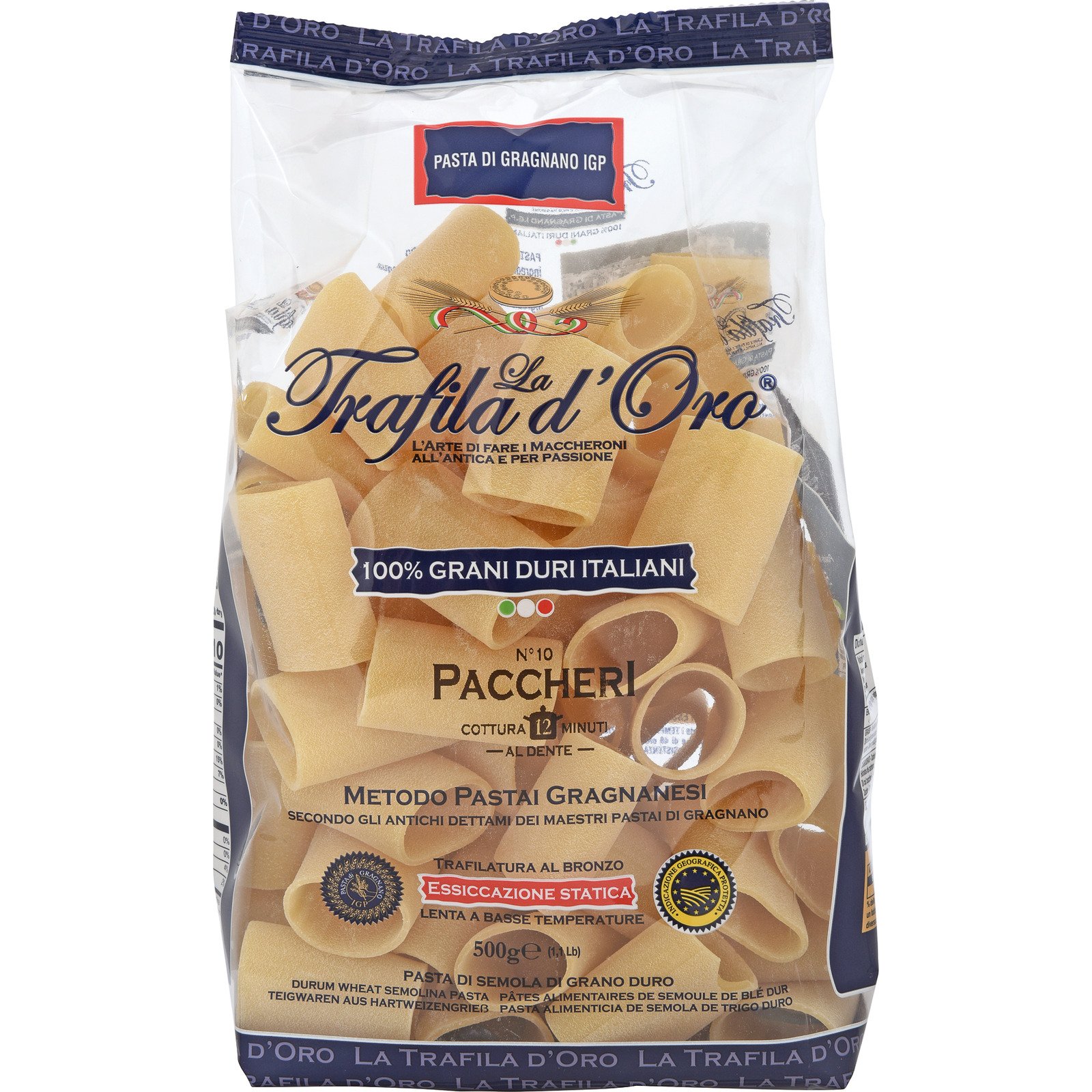 Pasta di Gragnano Paccheri 500 g
