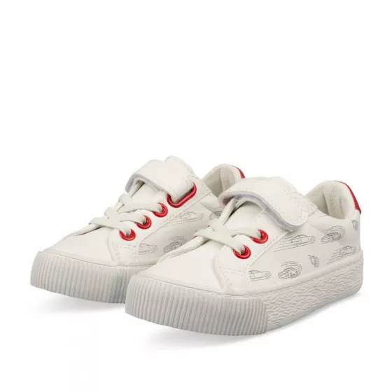 Baskets BLANC CHARLIE & FRIENDS