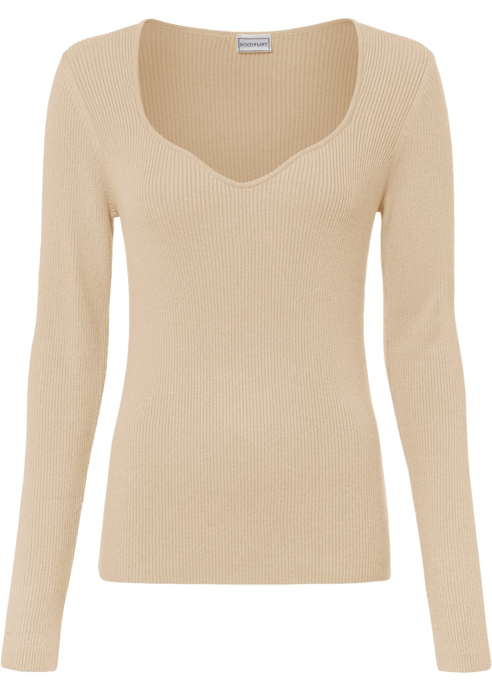 Pull à décolleté cœur