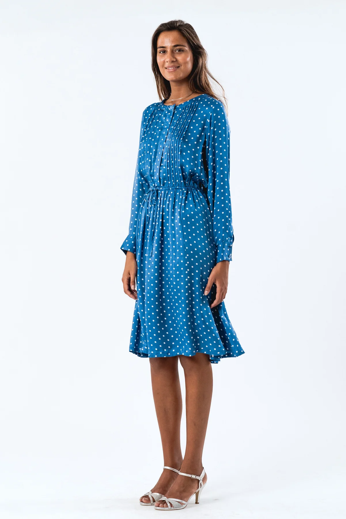 Lollys Laundry Fionall Midi Dress Ls