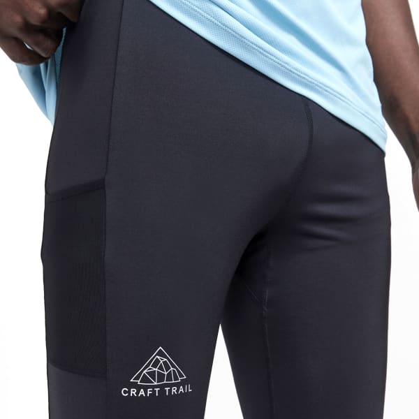 Collant running CRAFT PRO TRAIL TIGHTS BLACK BLACK