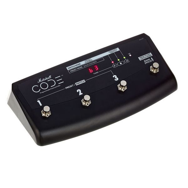 Marshall Footswitch Code Serie