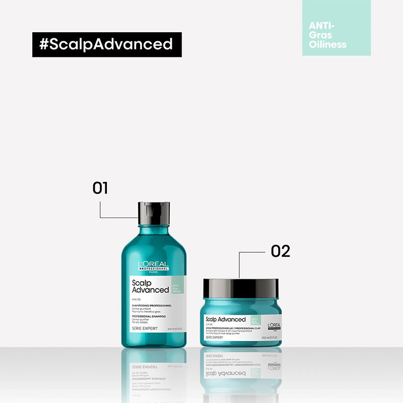 Shampooing dermo-purifiant anti-gras Scalp Advanced 300ml