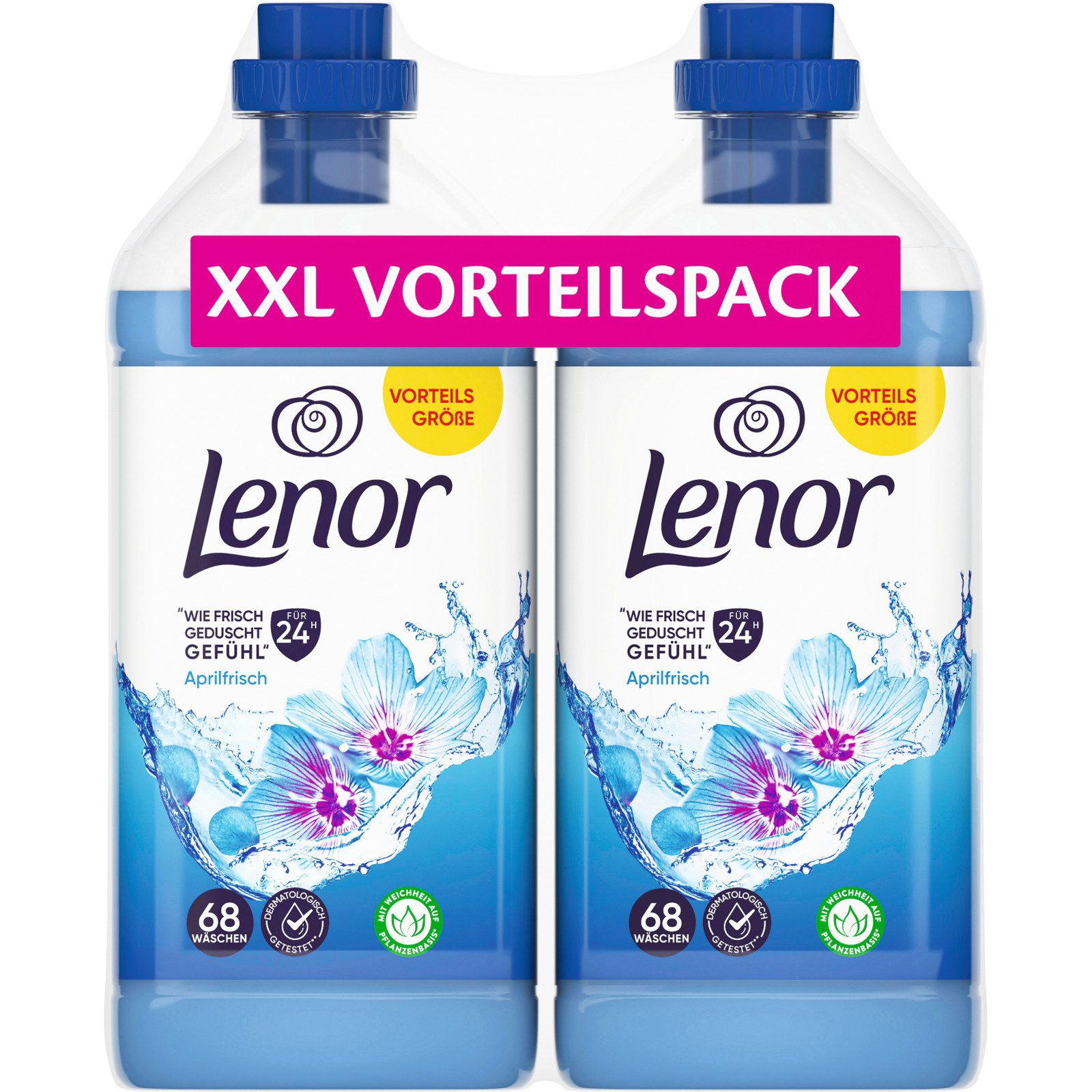 Lenor Weichspüler Aprilfrisch 2 x 68 Waschgänge