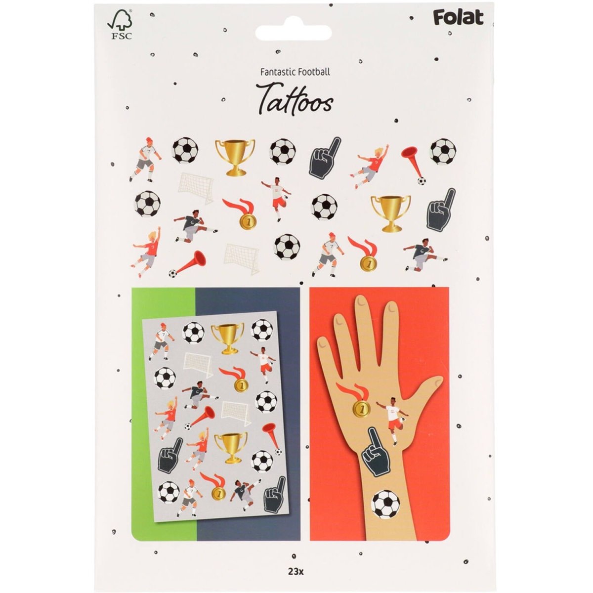 Voetbal Nep Tattoos 25st