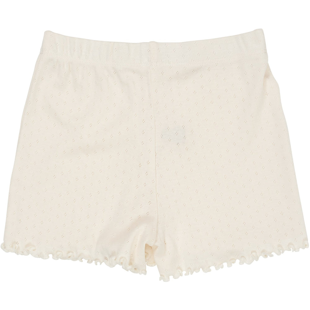 Køb COPENHAGEN COLORS Cream Summer Pointelle Shorts