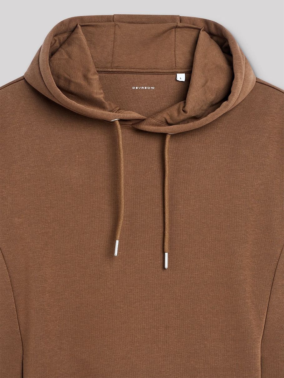 Sweat à capuche uni