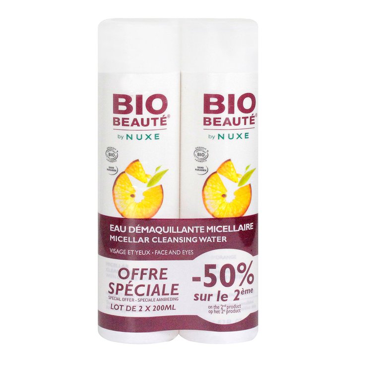 Eau micellaire démaquillante 2x200ml