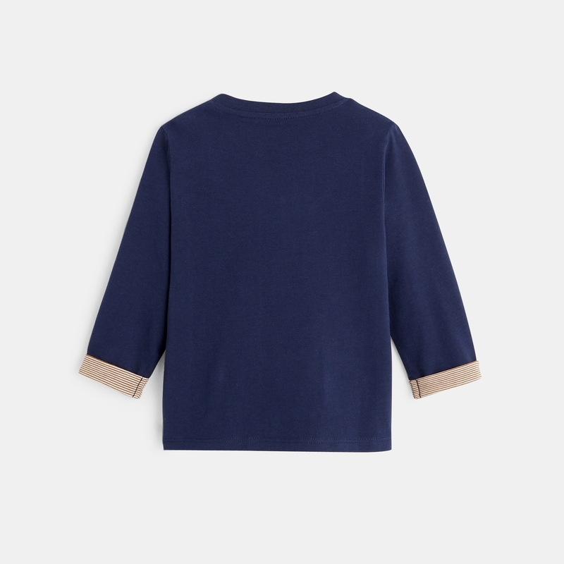 T-shirt ours bleu bébé garçon