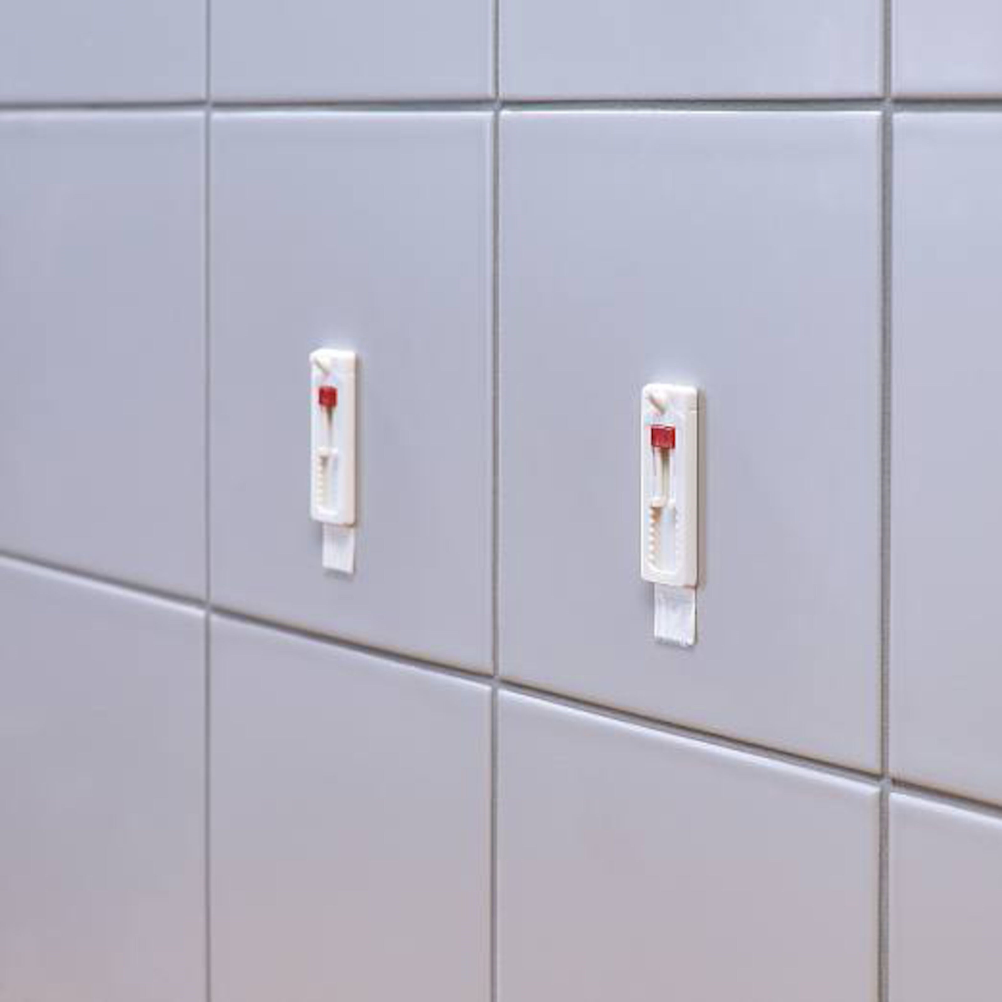 Tesa Justerbar limspiker for kakkel og metall 3 kg 2-pk.