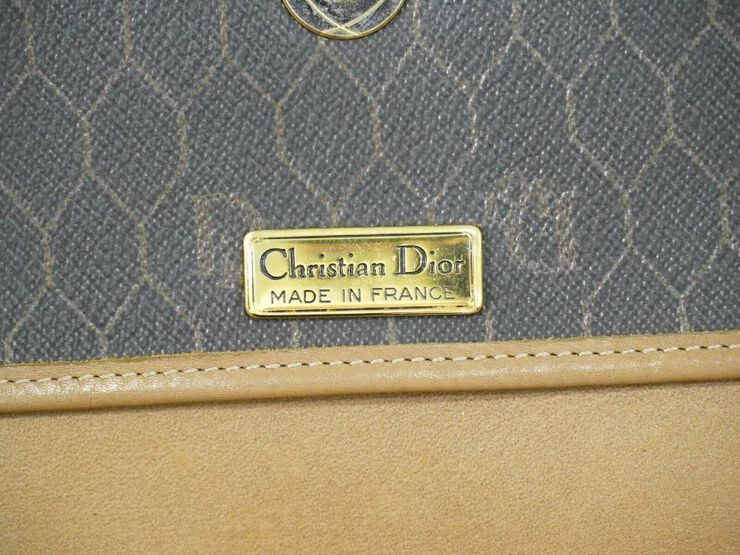 Dior Vintage Dior Crossbody Bag Navy