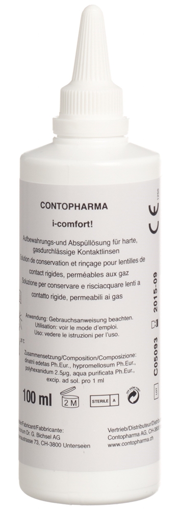 CONTOPHARMA Aufbewahrungs- und Abspüllösung i-comfort! 100 ml