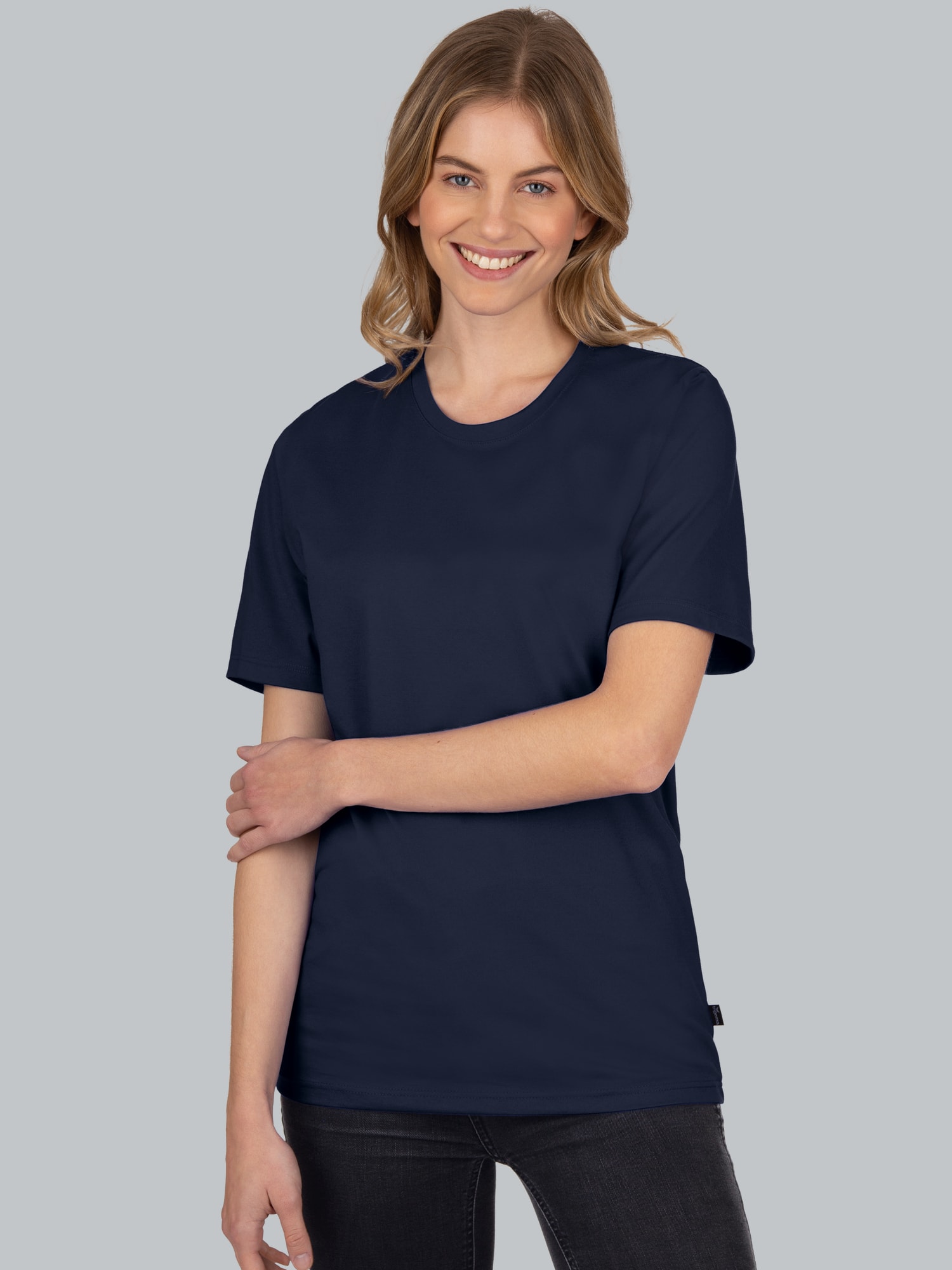 T-Shirt aus 100% Baumwolle Navy