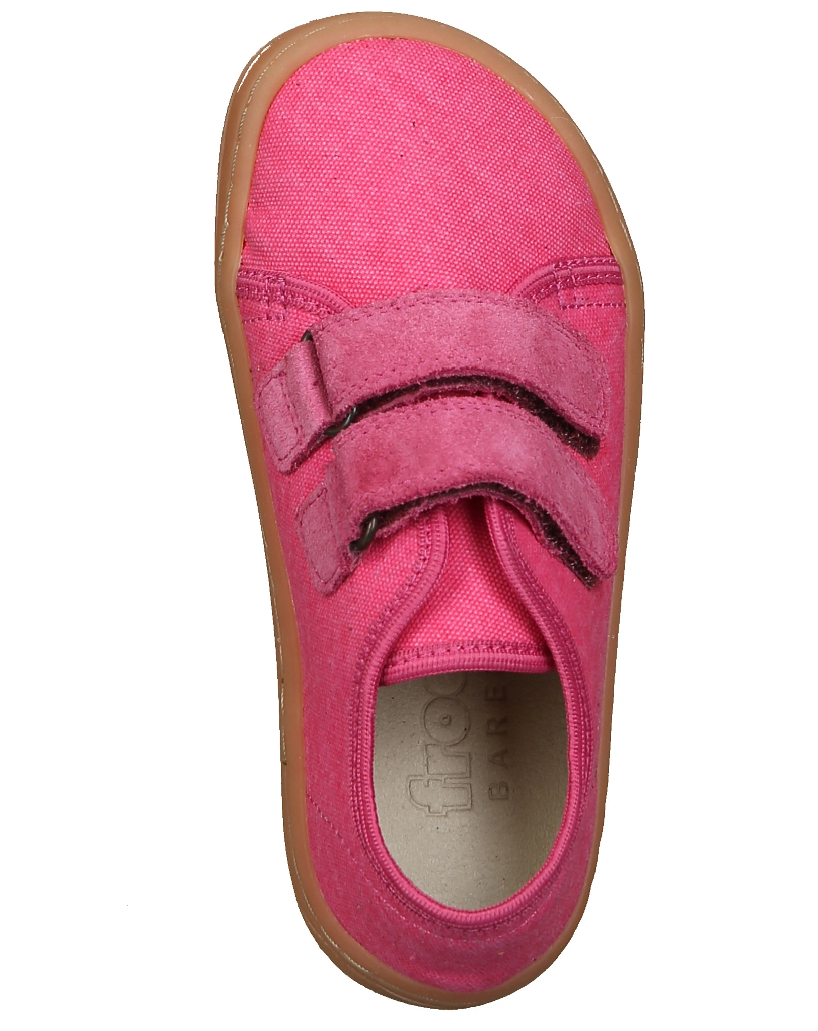 Barfußschuhe CANVAS VELCRO  in fuxia
