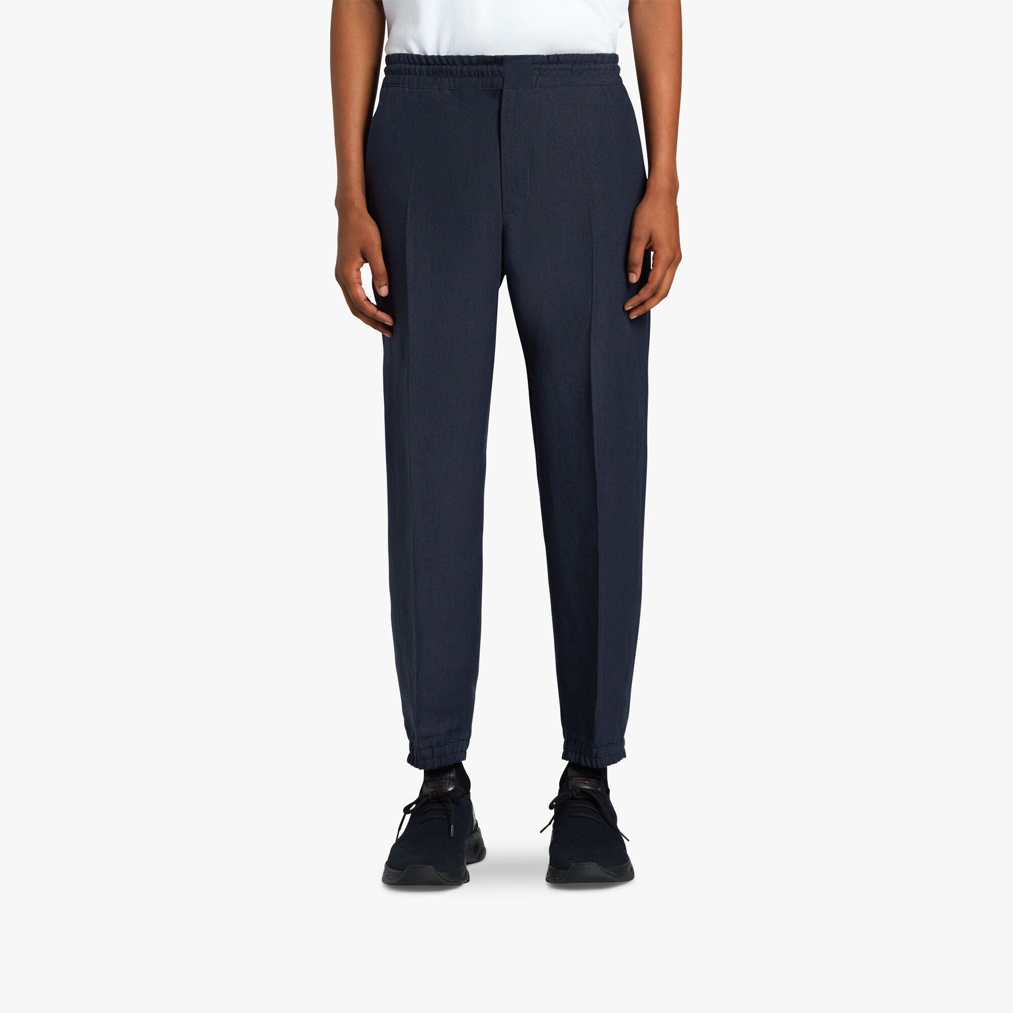 Pantalon de Jogging En Lin