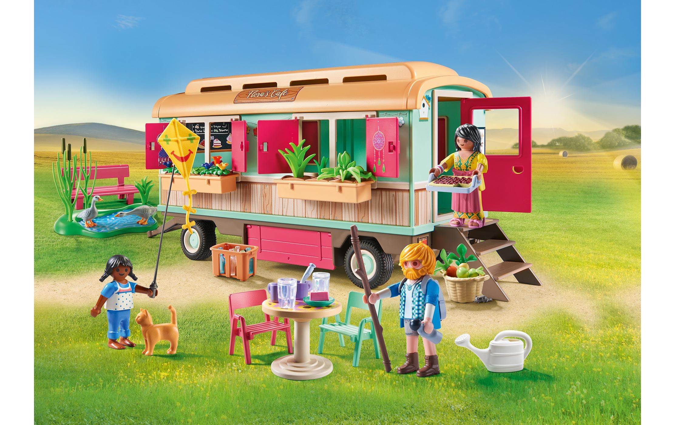 Playmobil® Spielbausteine »Country Gemütliches Bauwagencafé 71441«