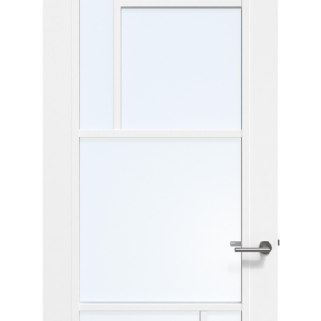 Arne & Bodil binnendeur ABD509 blank glas - wit afgelakt - glaslat wit