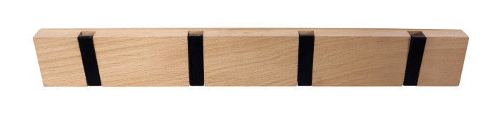 Knagerække flex lys eg 4 knager 40 cm
