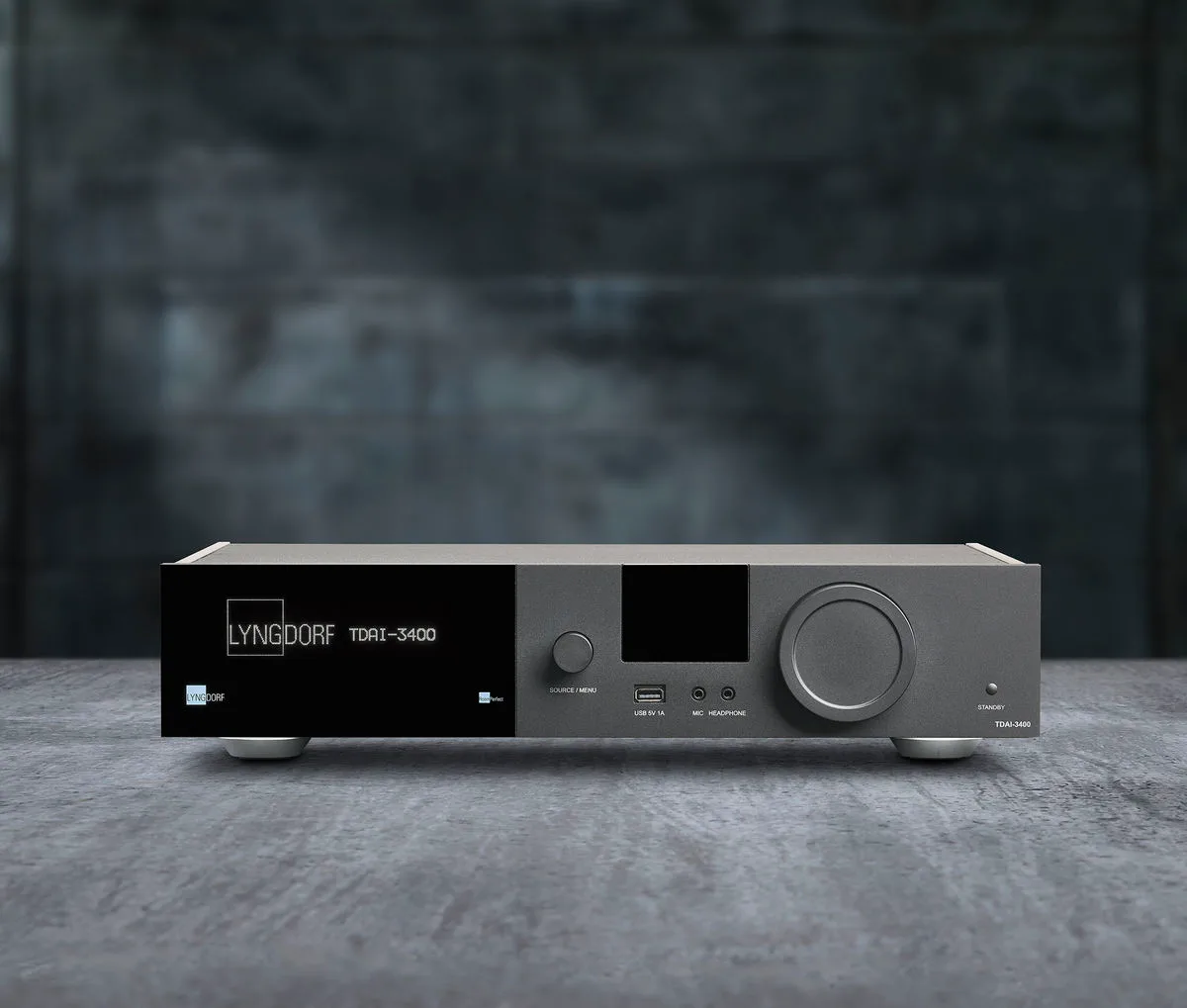 Lyngdorf TDAI-3400   carte analogique Noir Amplis hi-fi stéréo