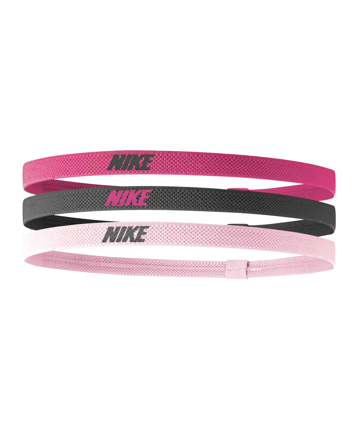 Nike Elastic 2.0 Stirnbänder 3er Pack Rot F658