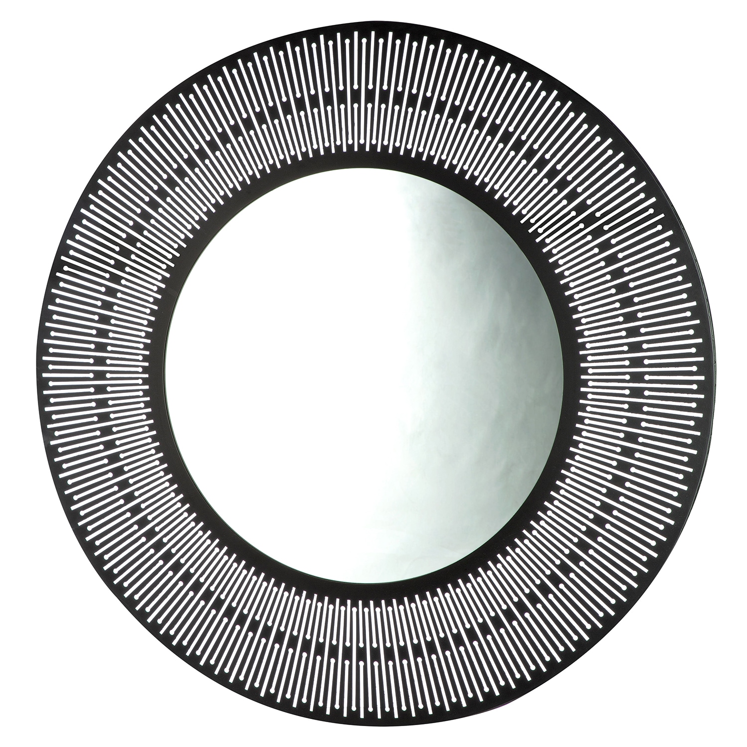 Casablanca by Gilde Wandspiegel »Spiegel rund Como schwarz H. 76 cm«