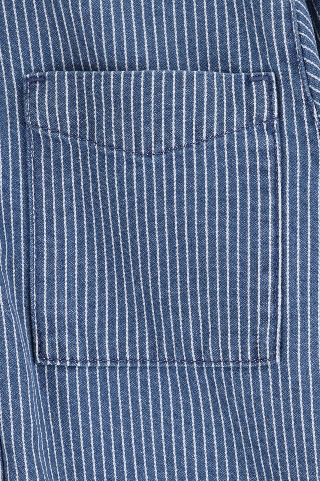 Denim gestreept overhemd