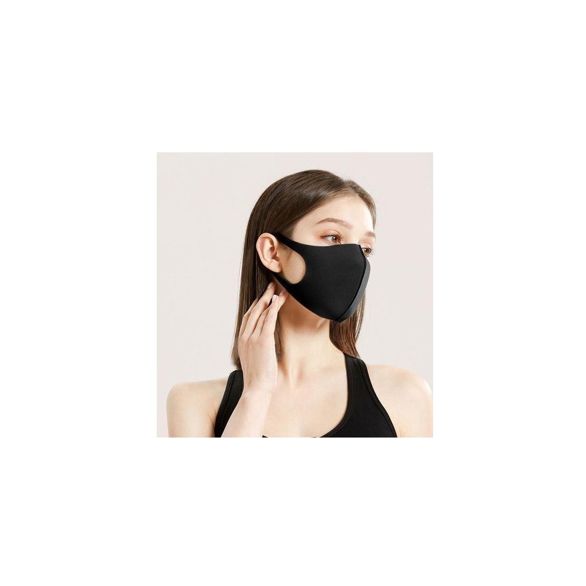 3-pakning vaskbar beskyttelsesmaske/munnbeskyttelse Luxury