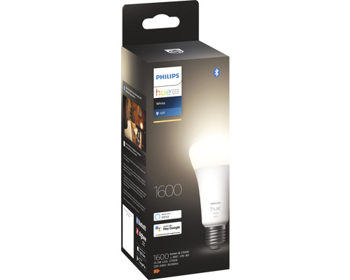 Philips Hue Lamp Wit A67 Dimbaar Wit E27 15,5W 1600 lm Warm Wit-Neutraal Wit 1 st - Compatibel met SMART HOME van Hornbach