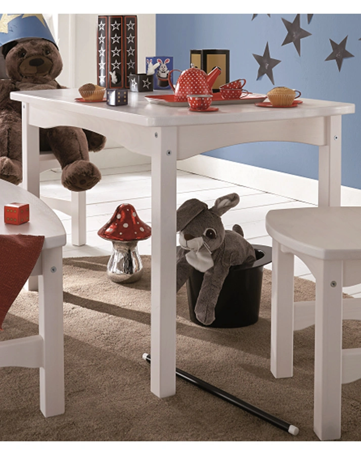 Kindertisch BIBO 80 x 50 cm (Farbe: weiß)