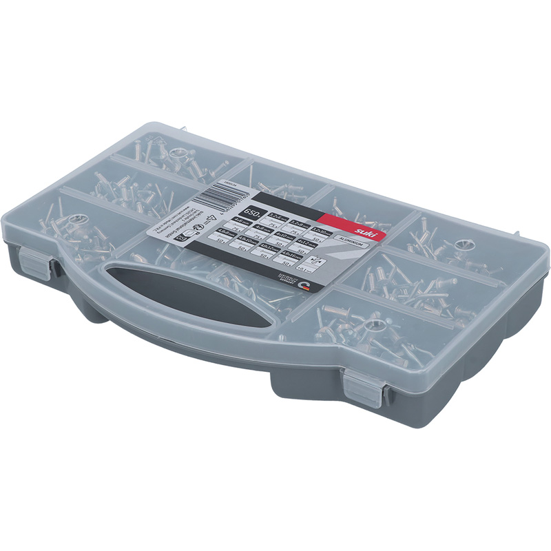Mixbox blindklinknagels 650-delig