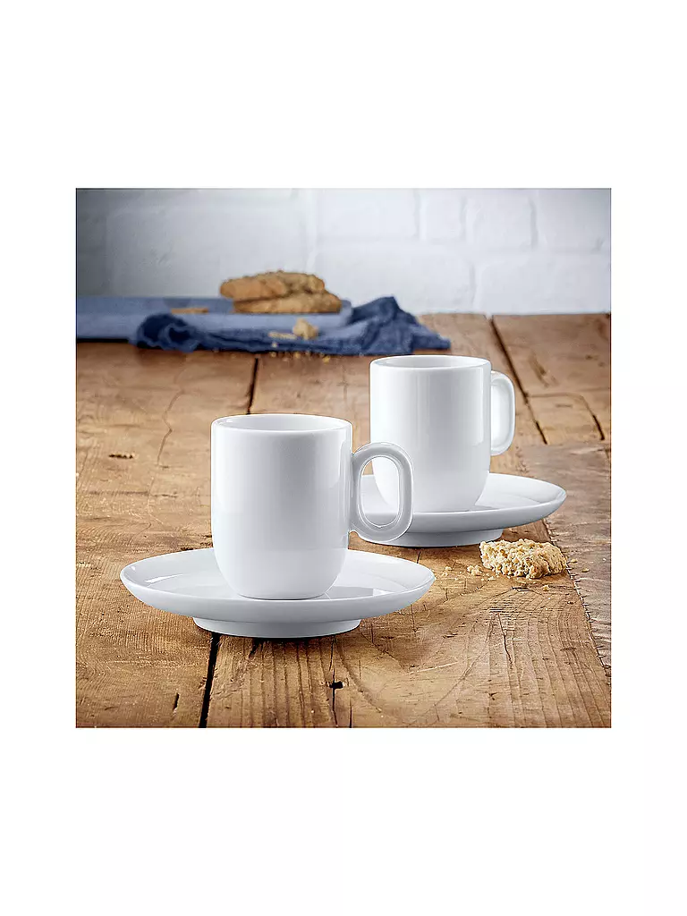 WMF Espressotassen-Set 4tlg BARISTA  Weiss weiss